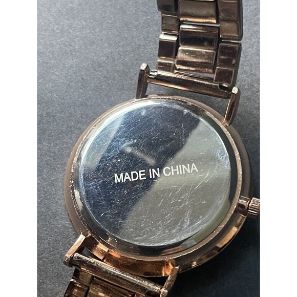 Beya Unisex Royal Blue Face Quartz Rose Gold Casual Workwear Dress Watch - Picture 4 of 6